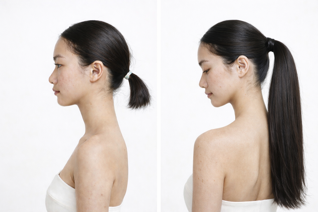 Ponytail – Midnight (Noir intense) – 55 cm – 100 g